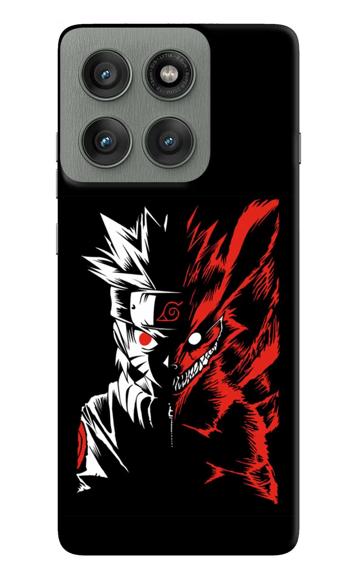 Naruto Two Face Moto Edge 60 Pro Hard Case Back Cover by Casekaro