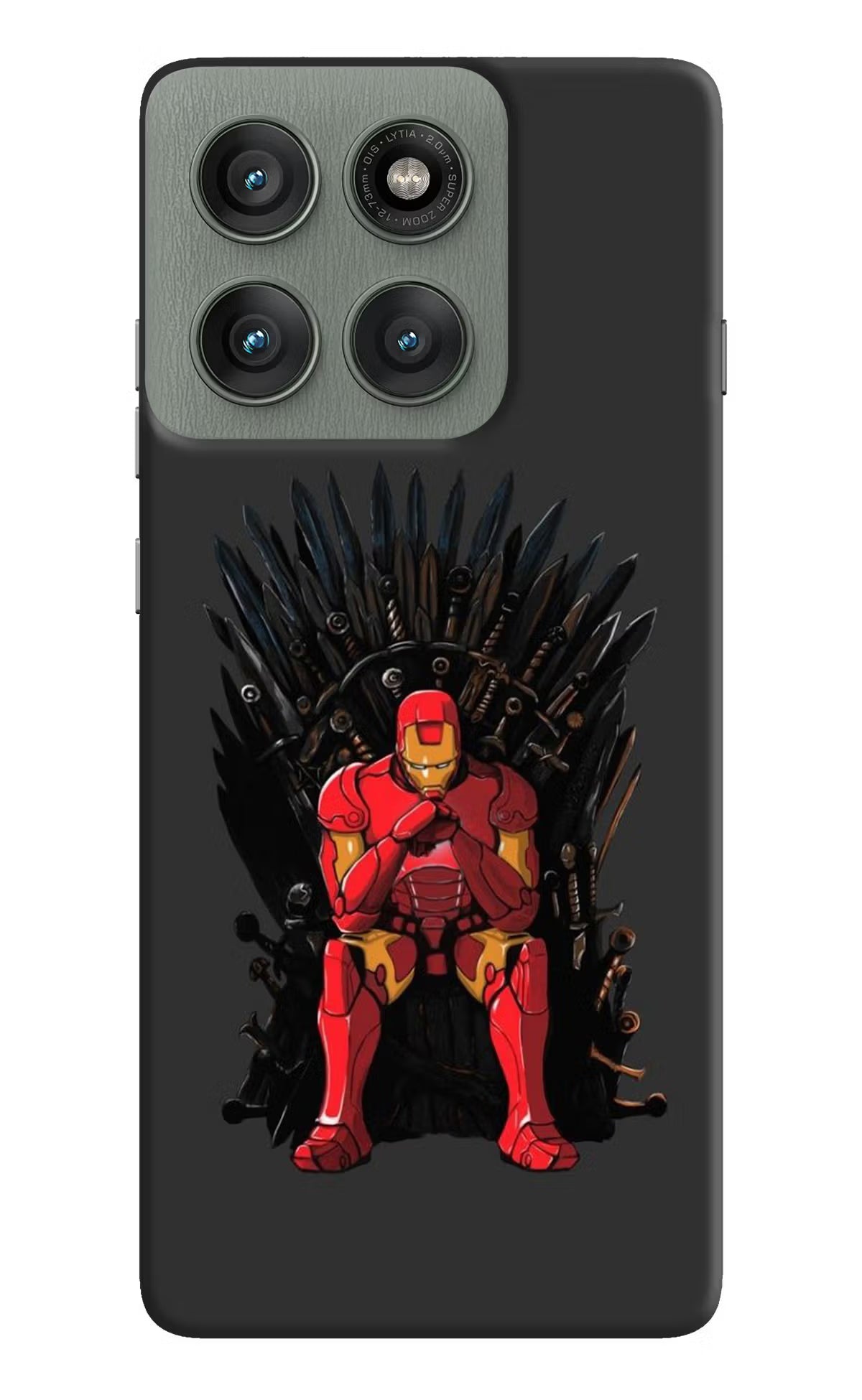 Ironman Throne Moto Edge 60 Pro Hard Case Back Cover by Casekaro