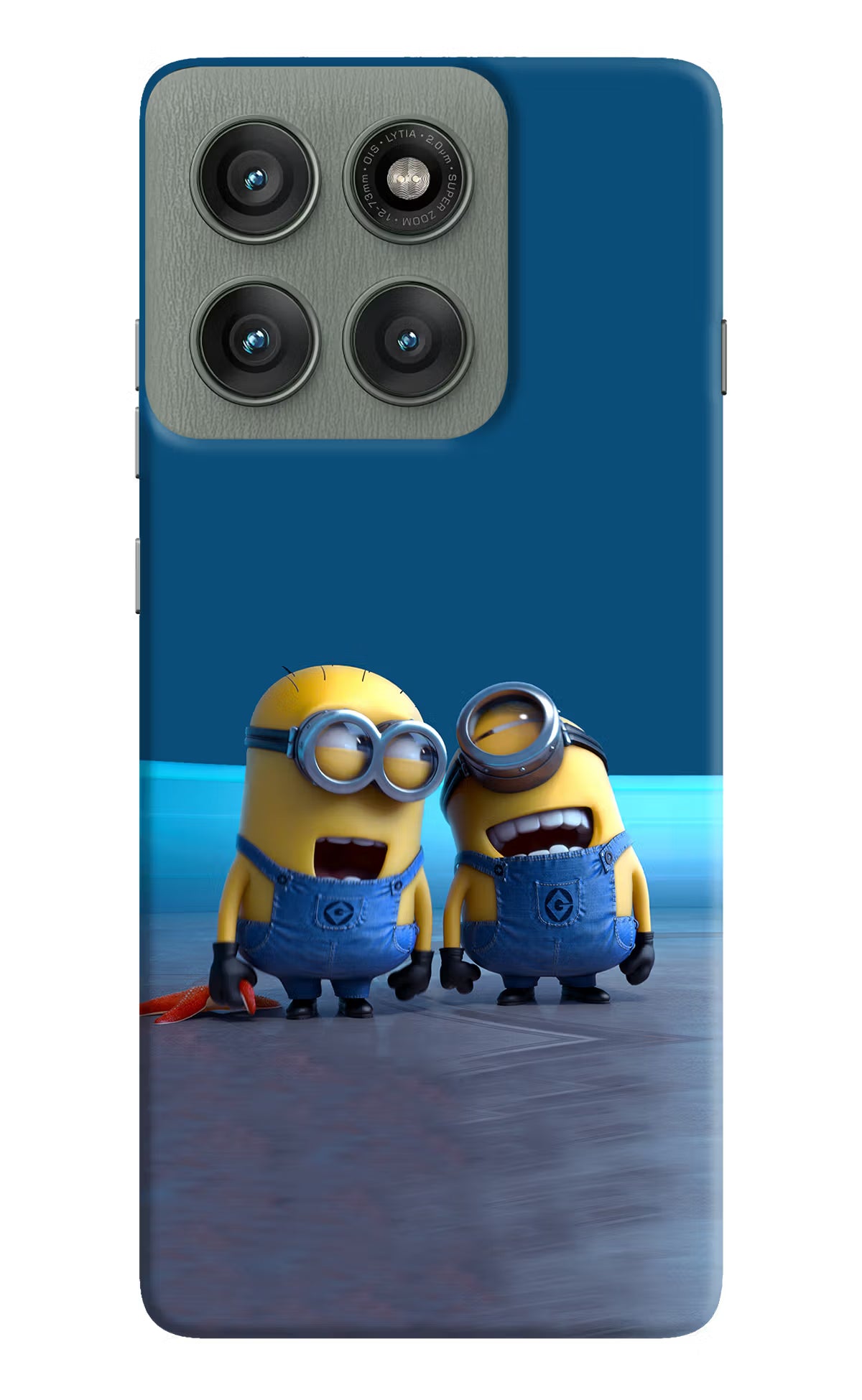 Minion Laughing Moto Edge 60 Pro Hard Case Back Cover by Casekaro