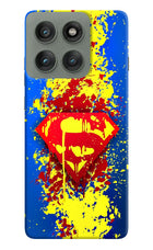 Superman logo Moto Edge 60 Pro Hard Case Back Cover by Casekaro