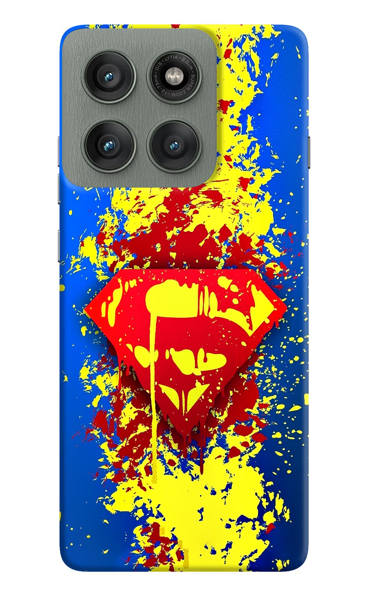 Superman logo Moto Edge 60 Pro Hard Case Back Cover by Casekaro