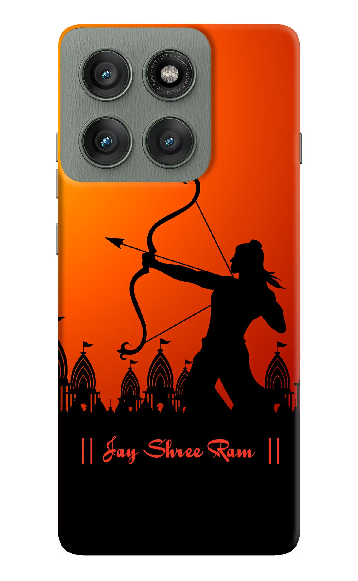 Lord Ram - 4 Moto Edge 60 Pro Hard Case Back Cover by Casekaro