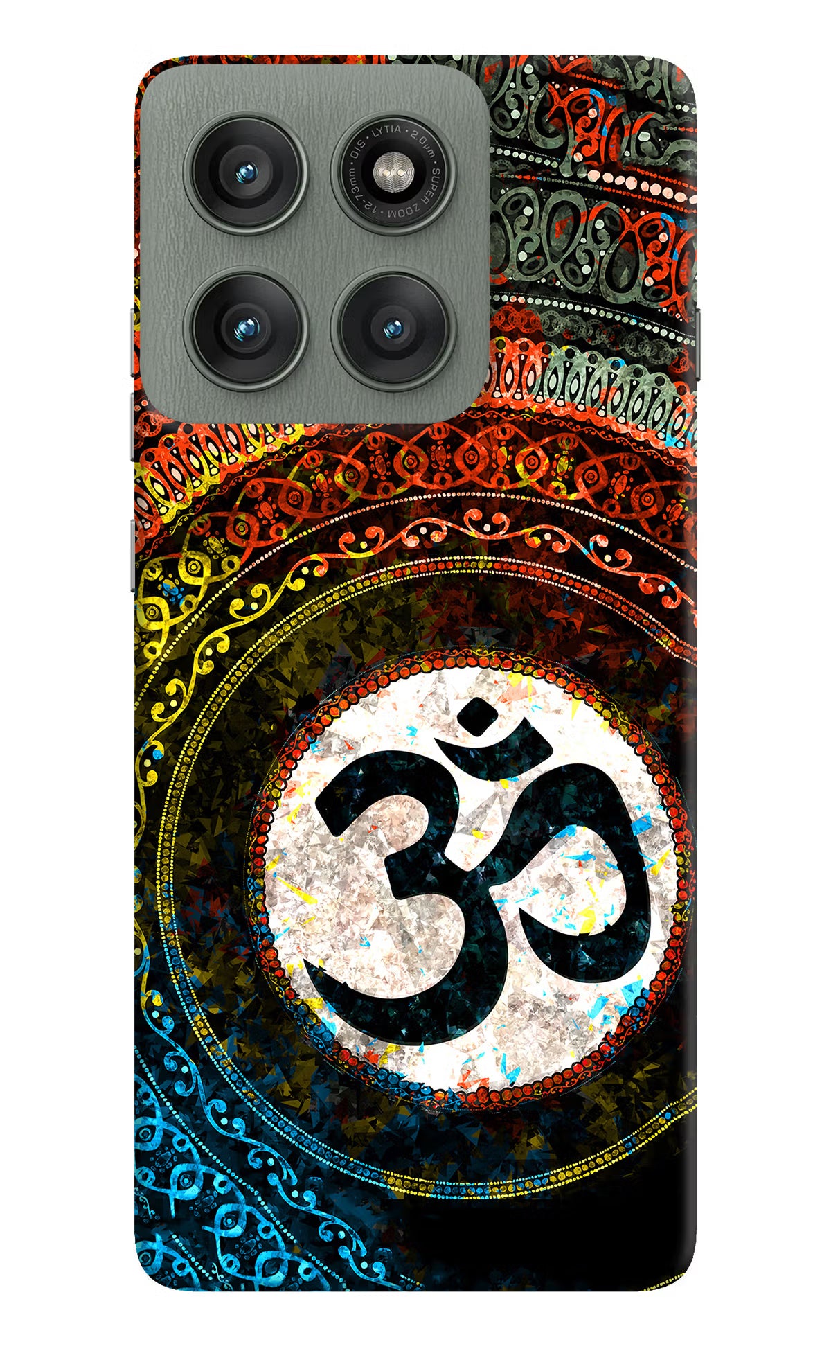 Om Cultural Moto Edge 60 Pro Hard Case Back Cover by Casekaro