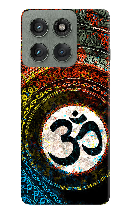 Om Cultural Moto Edge 60 Pro Hard Case Back Cover by Casekaro