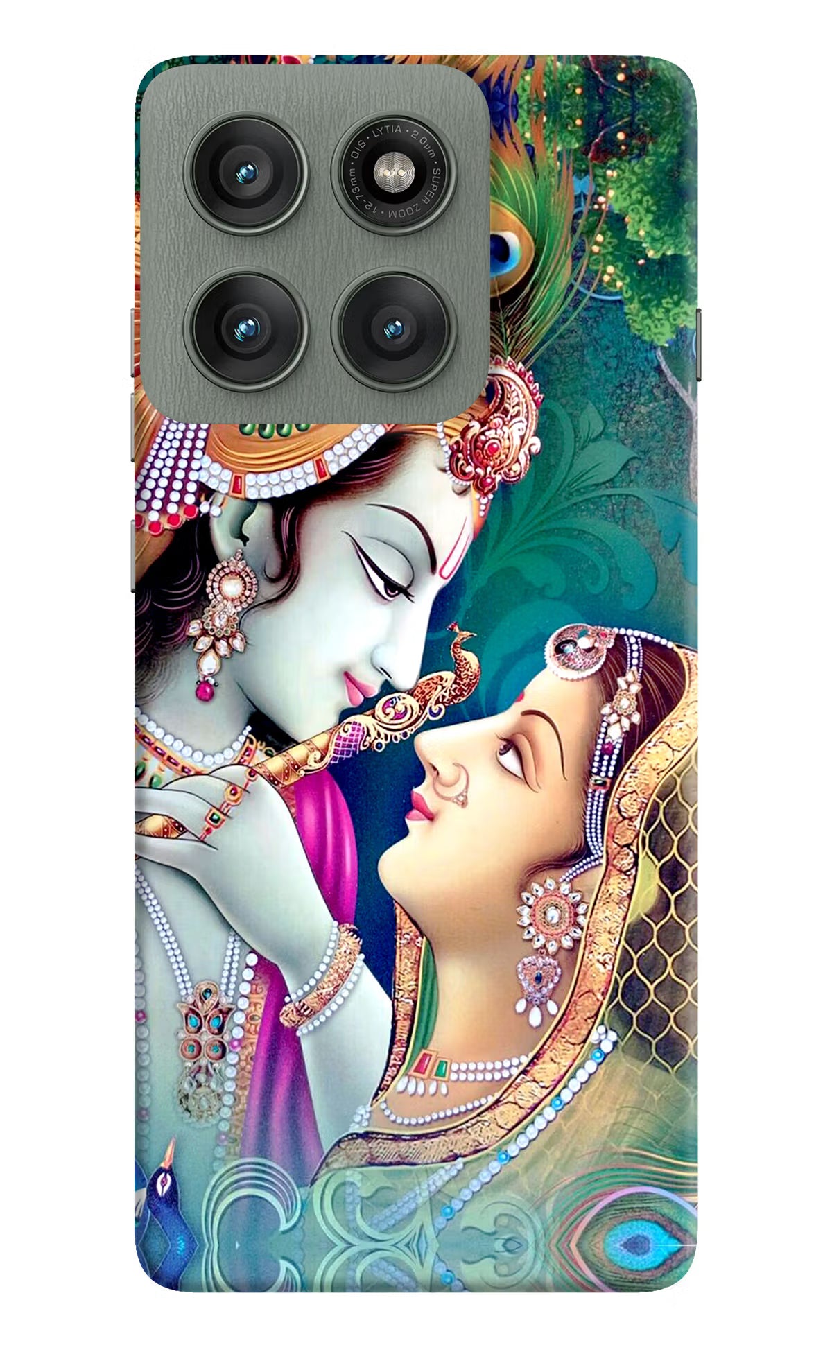 Lord Radha Krishna Moto Edge 60 Pro Hard Case Back Cover by Casekaro