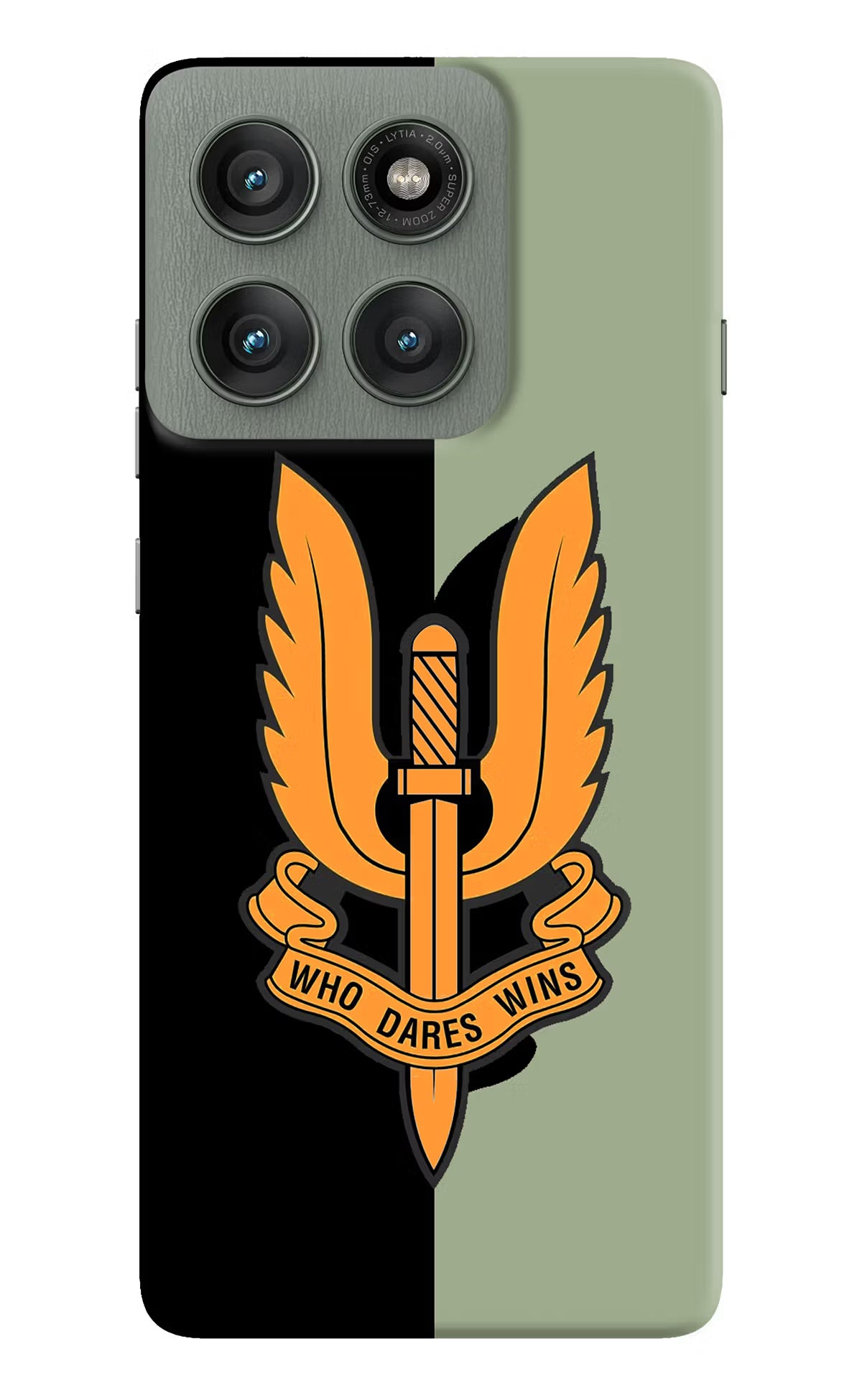 Balidan Logo Moto Edge 60 Pro Hard Case Back Cover by Casekaro