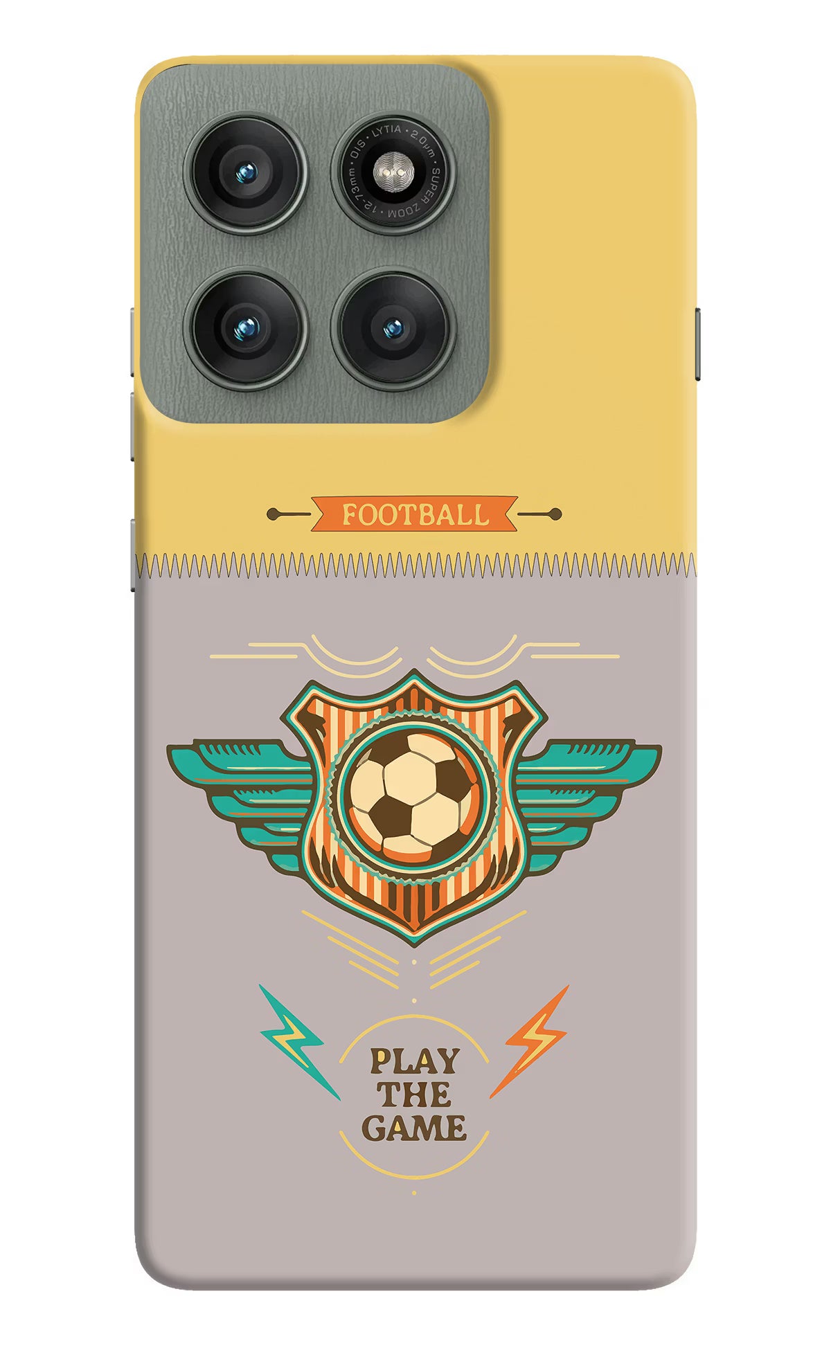Football Moto Edge 60 Pro Hard Case Back Cover by Casekaro