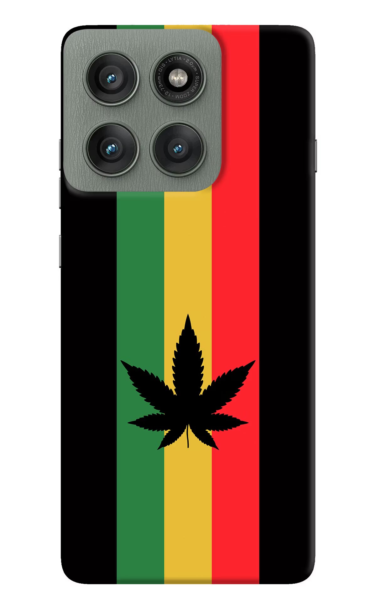 Weed Flag Moto Edge 60 Pro Hard Case Back Cover by Casekaro