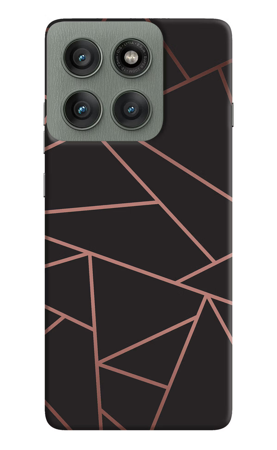 Geometric Pattern Moto Edge 60 Pro Back Cover, Hard case