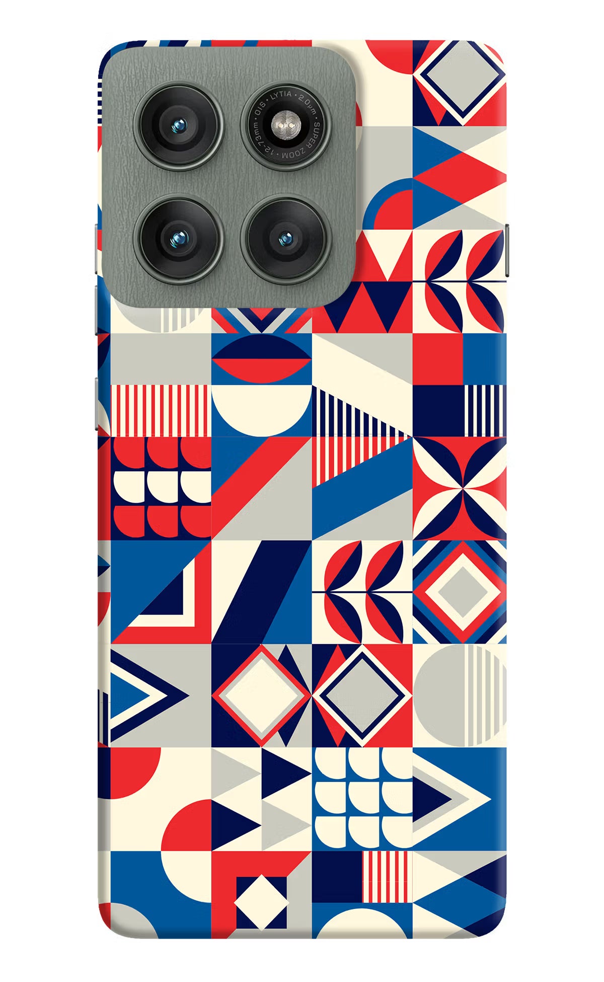 Colorful Pattern Moto Edge 60 Pro Hard Case Back Cover by Casekaro
