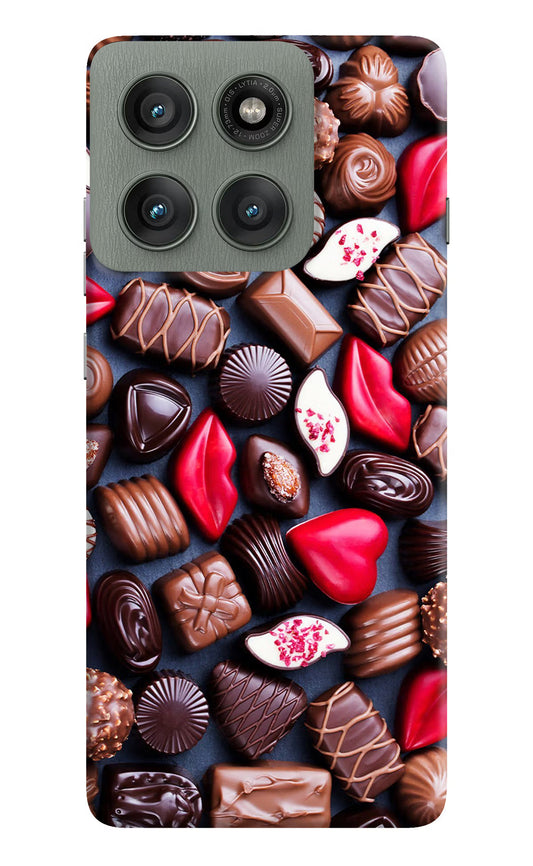 Chocolates Moto Edge 60 Pro Hard Case Back Cover by Casekaro