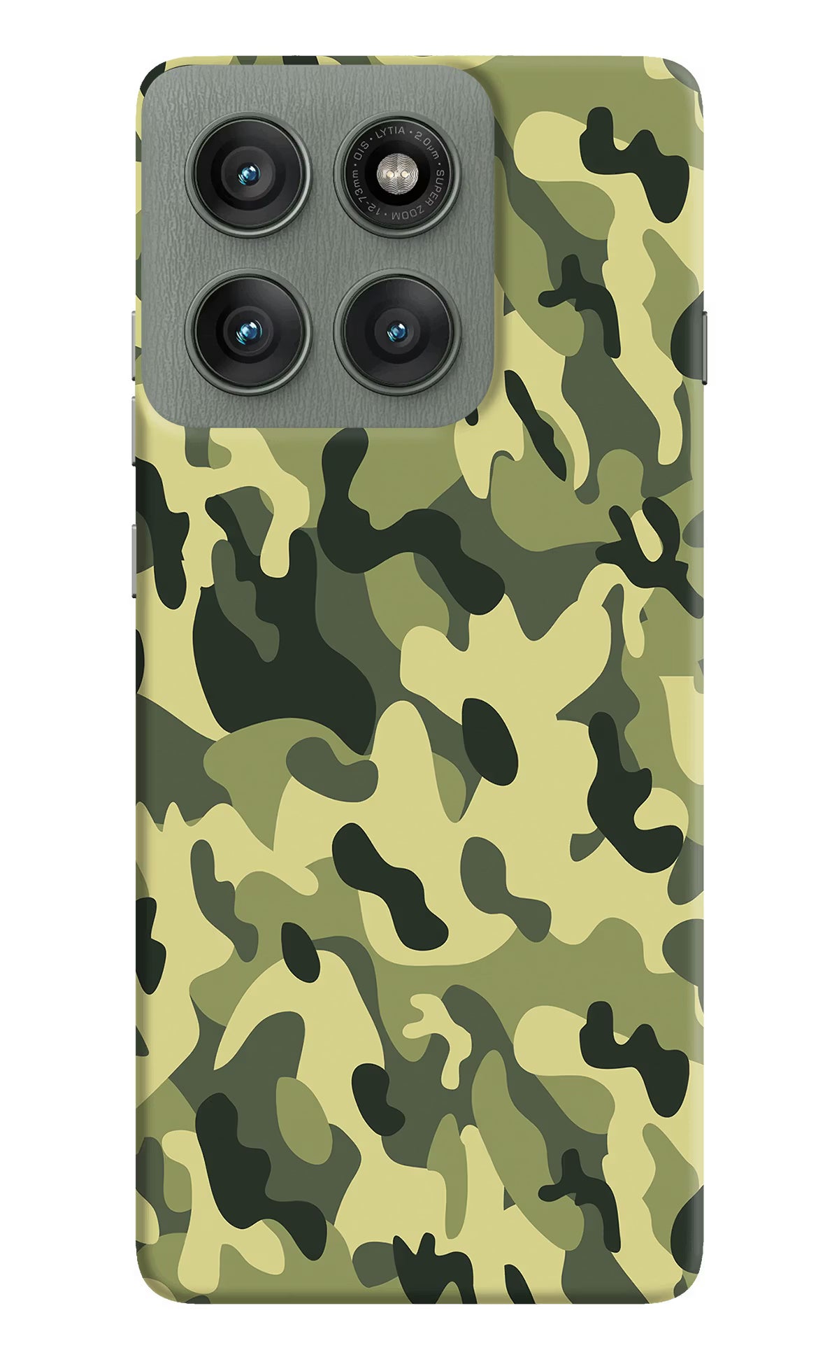 Camouflage Moto Edge 60 Pro Hard Case Back Cover by Casekaro