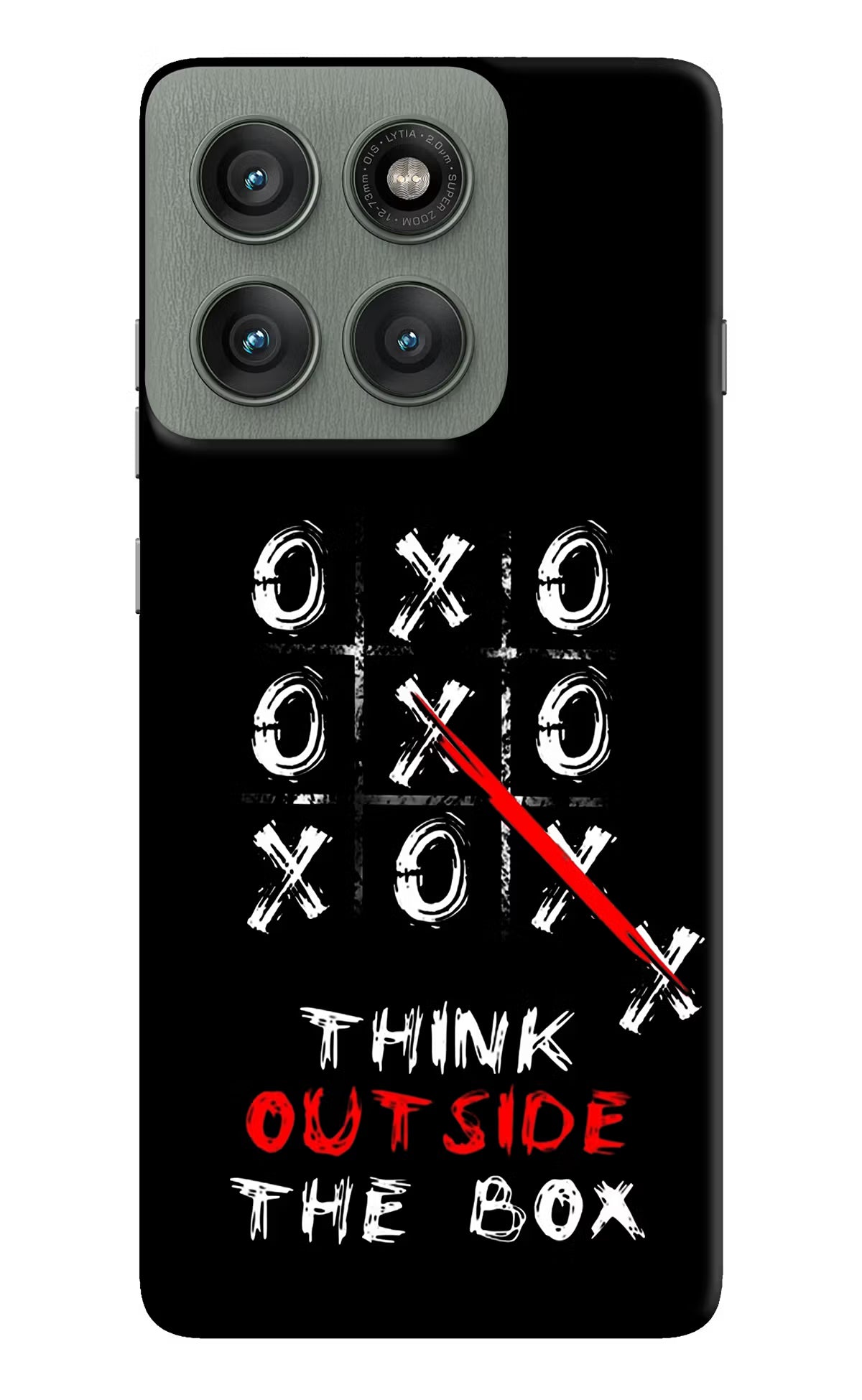 Think out of the BOX Moto Edge 60 Pro Hard Case Back Cover by Casekaro