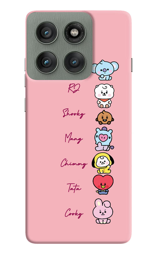 BTS names Moto Edge 60 Pro Hard Case Back Cover by Casekaro