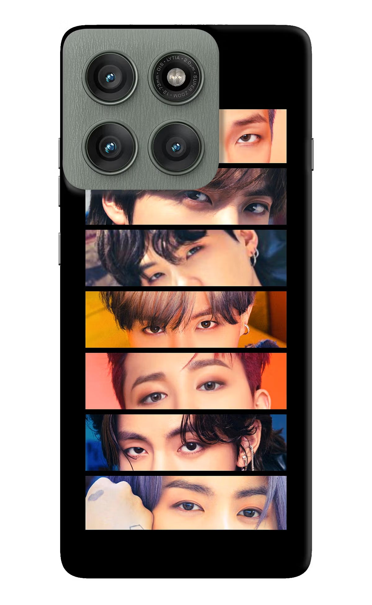 BTS Eyes Moto Edge 60 Pro Hard Case Back Cover by Casekaro