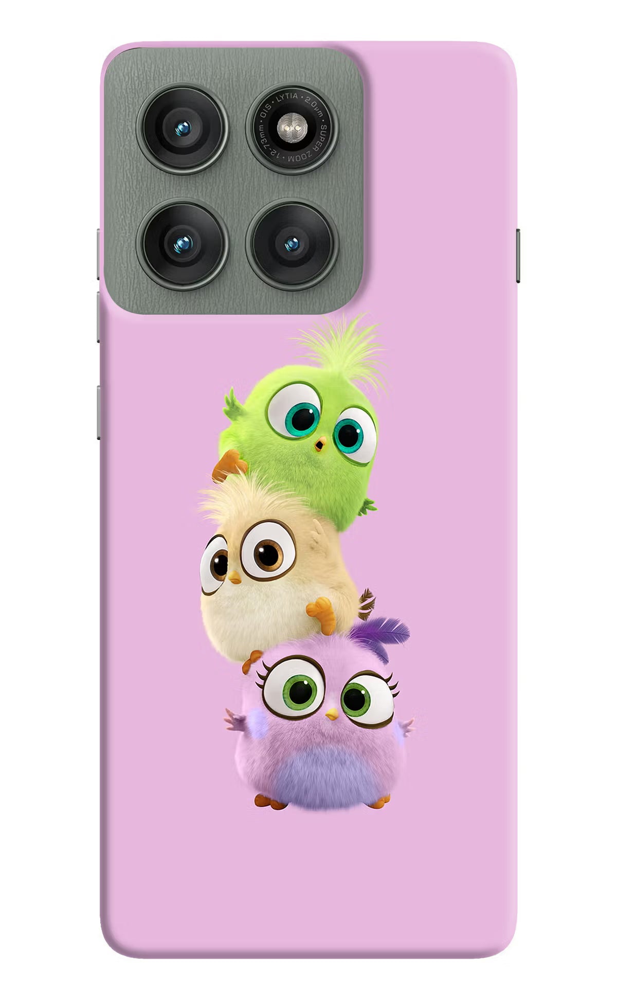 Cute Little Birds Moto Edge 60 Pro Hard Case Back Cover by Casekaro