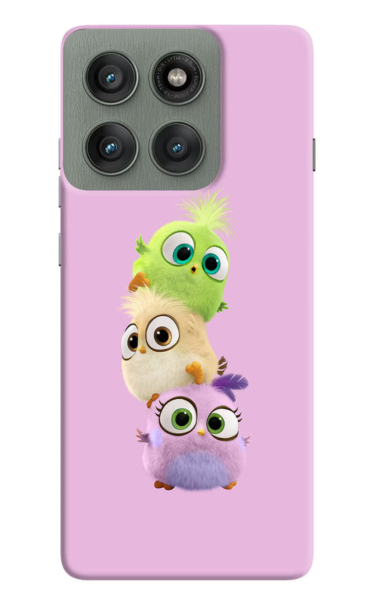 Cute Little Birds Moto Edge 60 Pro Hard Case Back Cover by Casekaro