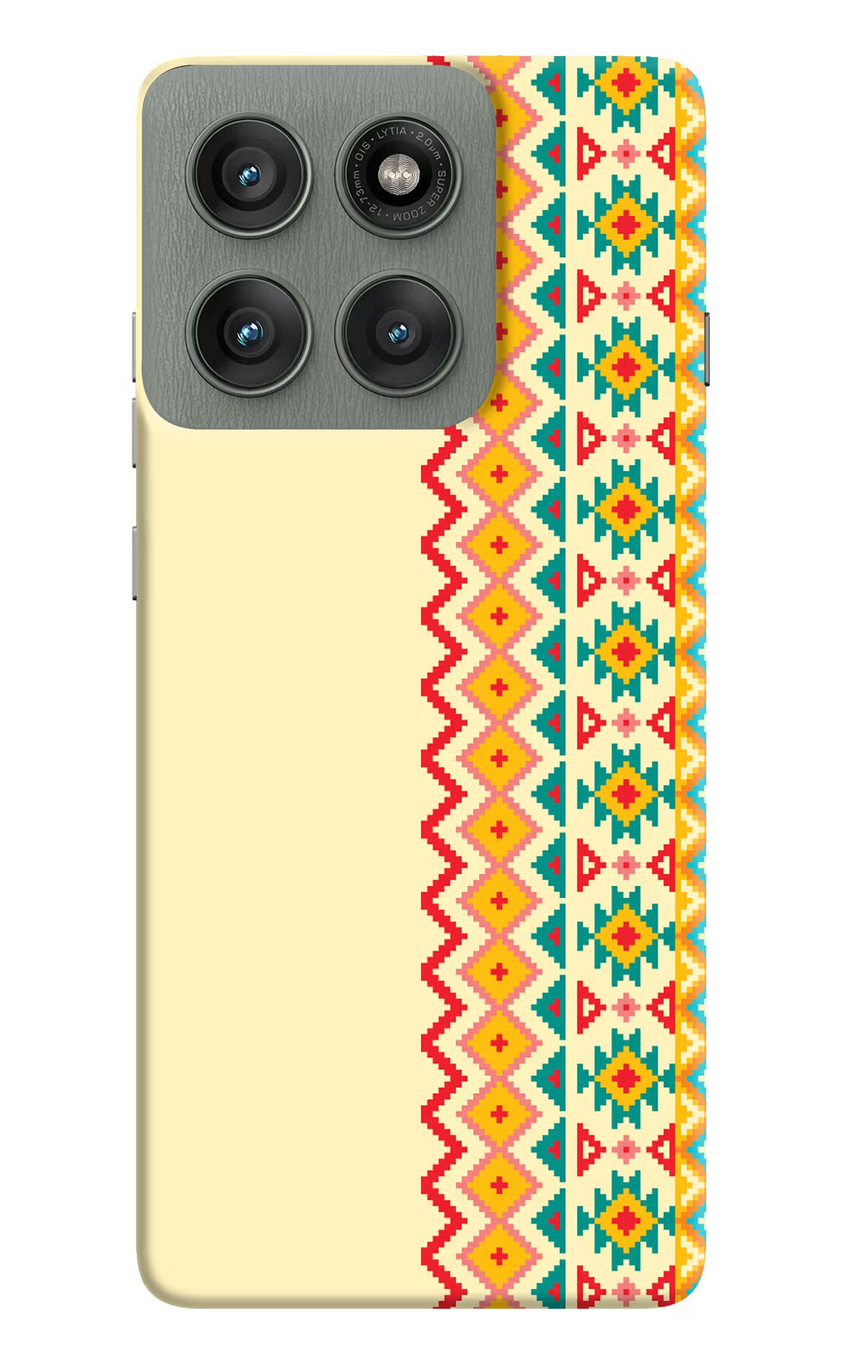 Ethnic Seamless Moto Edge 60 Pro Hard Case Back Cover by Casekaro