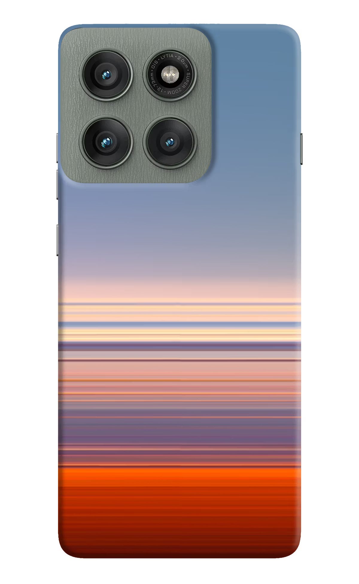 Morning Colors Moto Edge 60 Pro Hard Case Back Cover by Casekaro