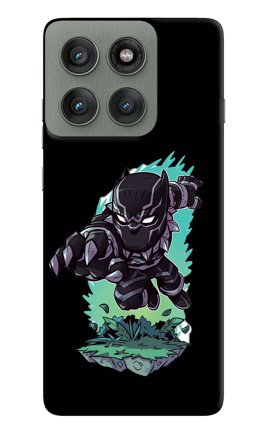 Black Panther Moto Edge 60 Pro Back Cover, Hard case