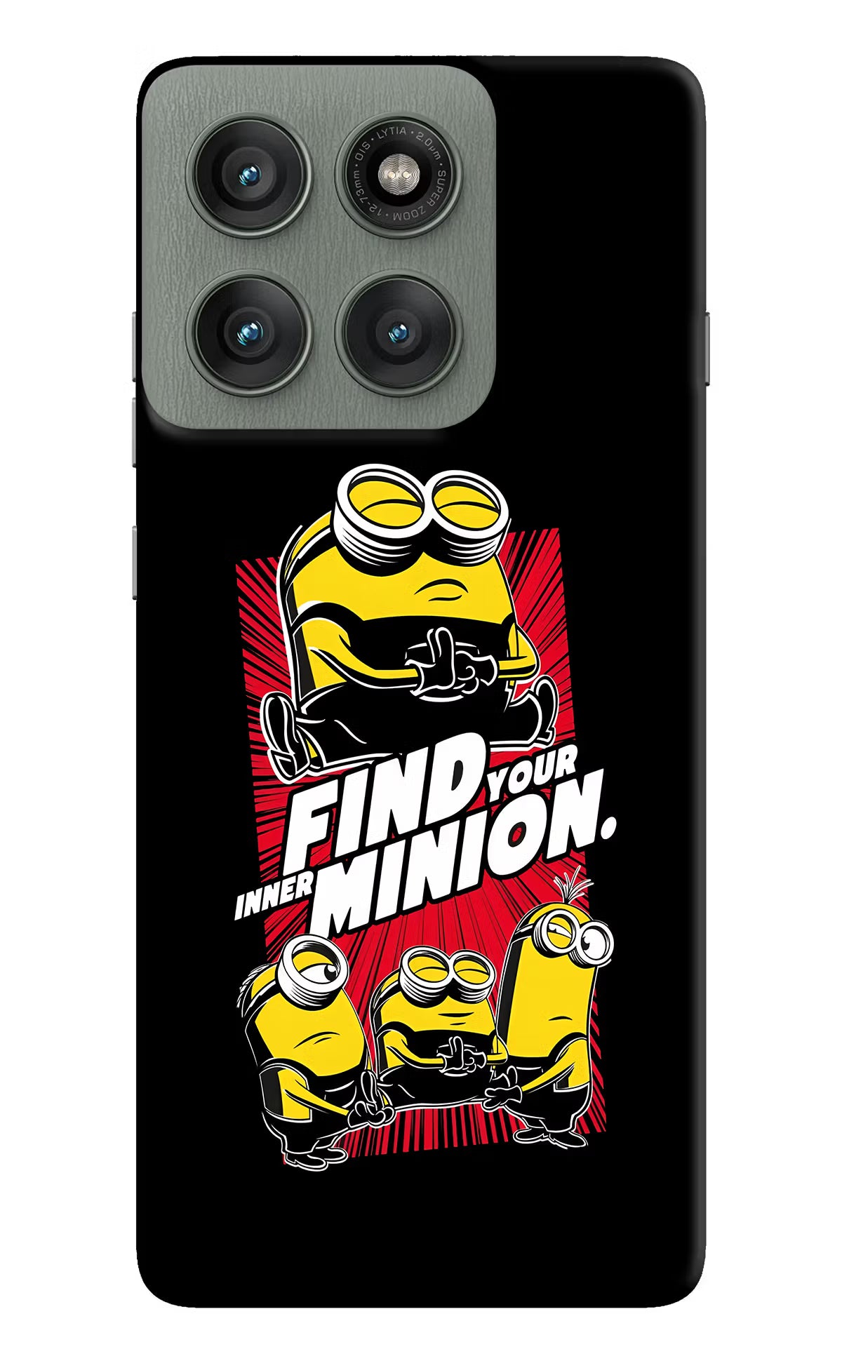 Find your inner Minion Moto Edge 60 Pro Hard Case Back Cover by Casekaro