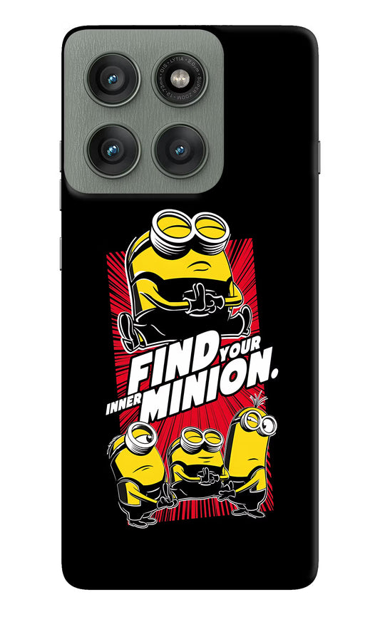 Find your inner Minion Moto Edge 60 Pro Hard Case Back Cover by Casekaro