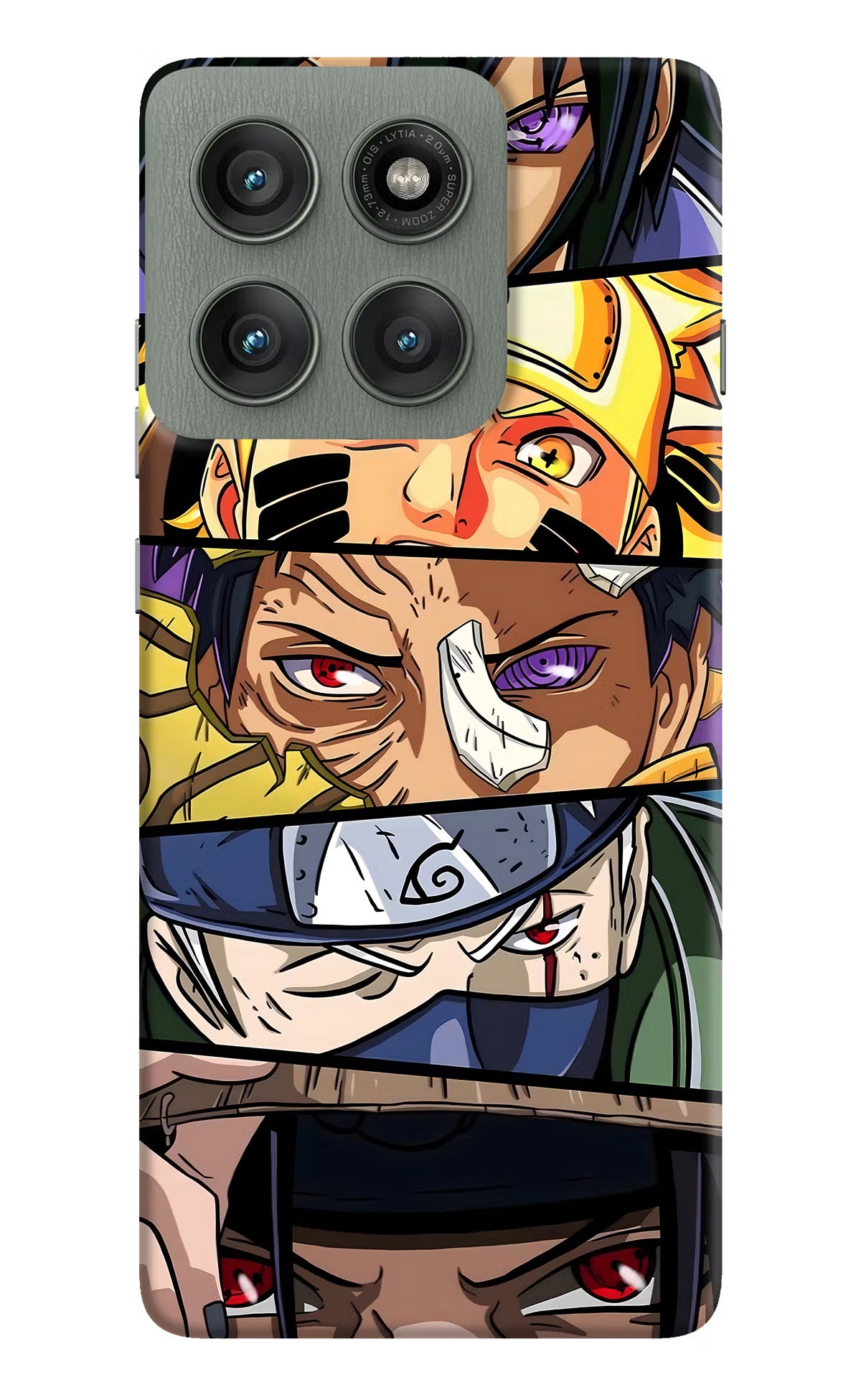 Naruto Character Moto Edge 60 Pro Hard Case Back Cover by Casekaro