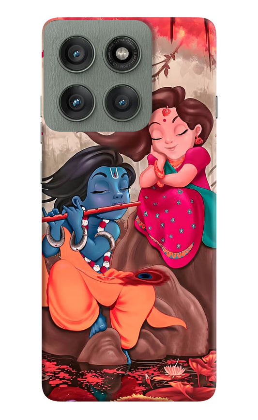 Radhe Krishna Moto Edge 60 Pro Hard Case Back Cover by Casekaro