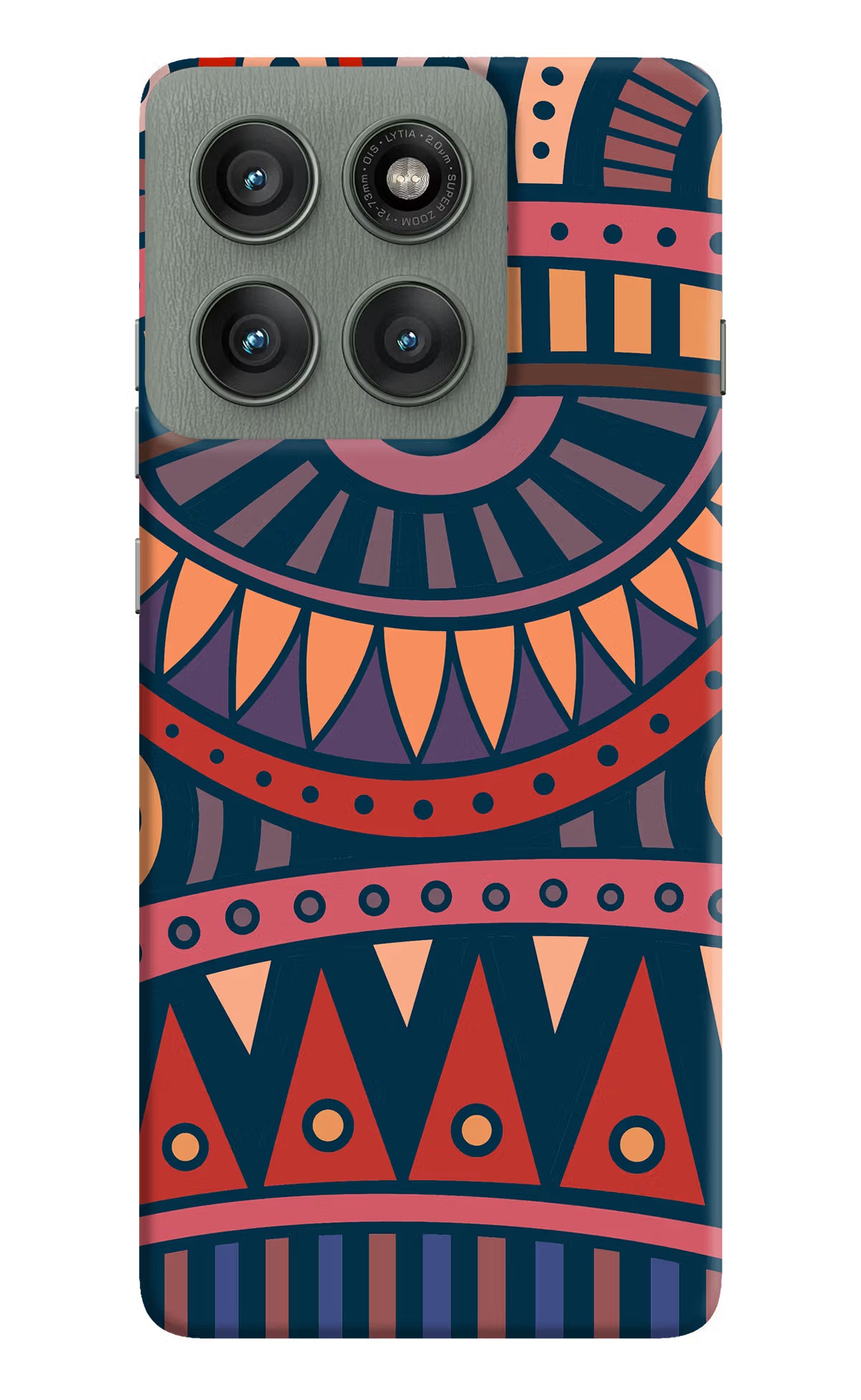 African Culture Design Moto Edge 60 Pro Hard Case Back Cover by Casekaro