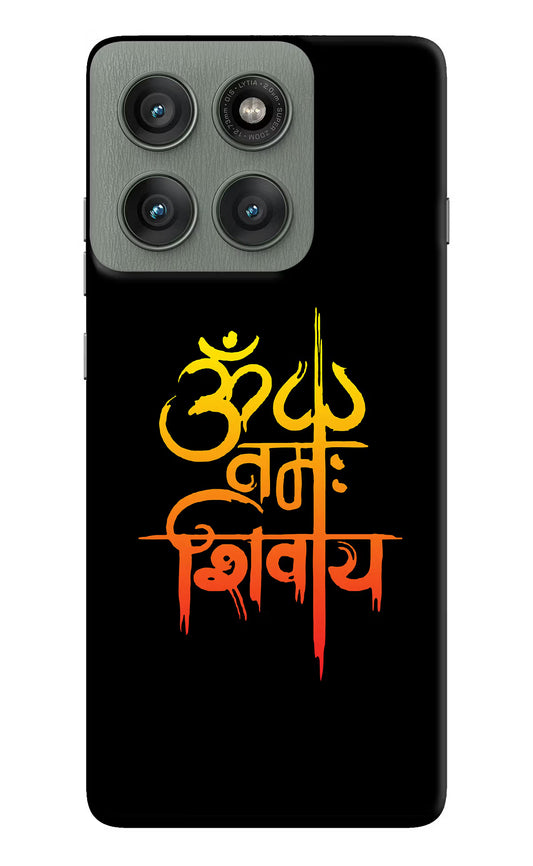 Om Namah Shivay Moto Edge 60 Pro Hard Case Back Cover by Casekaro
