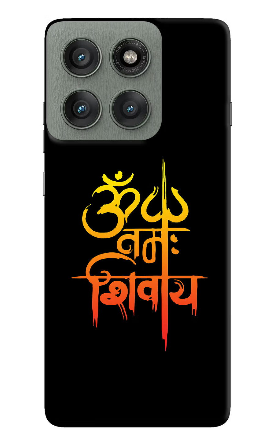 Om Namah Shivay Moto Edge 60 Pro Back Cover, Hard case