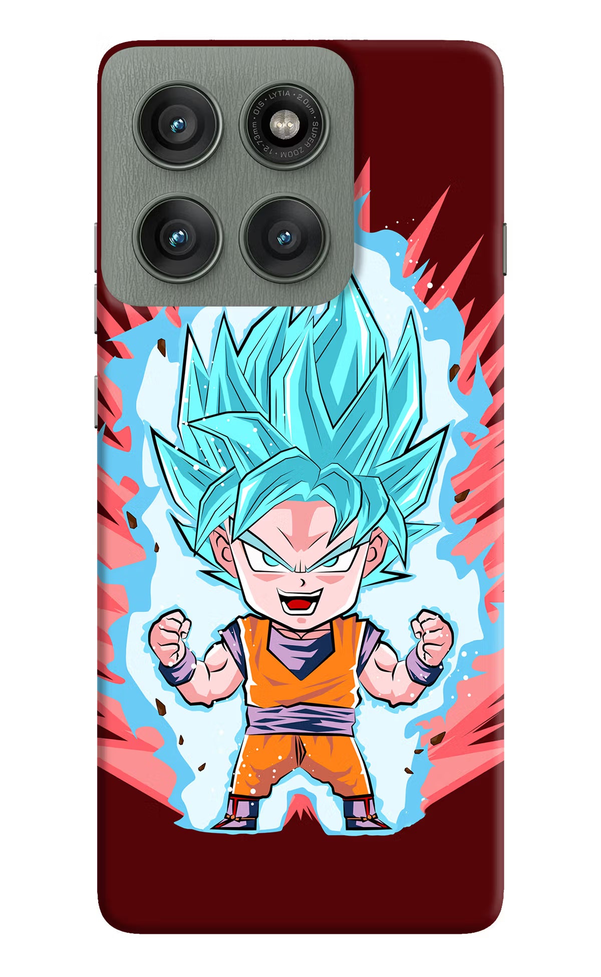 Goku Little Moto Edge 60 Pro Hard Case Back Cover by Casekaro