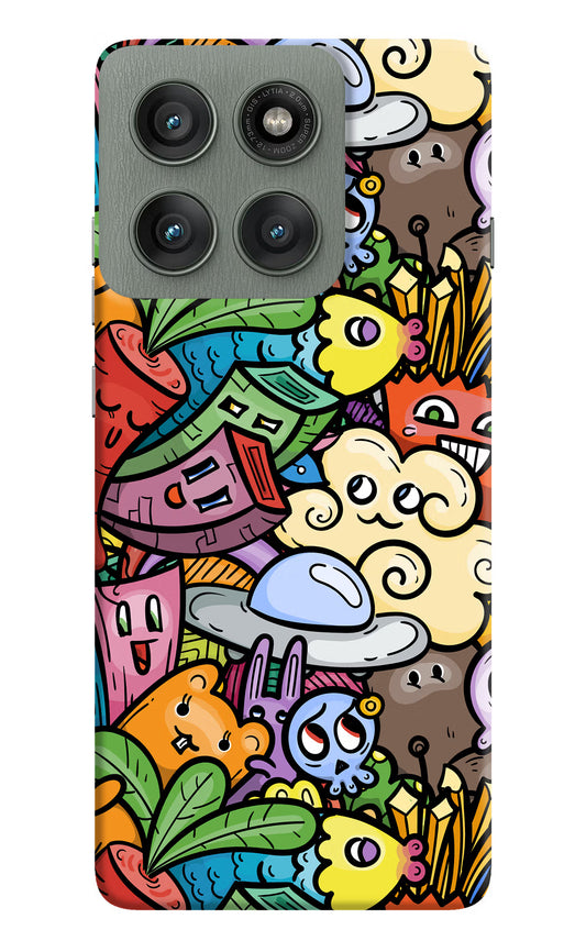 Veggie Doodle Moto Edge 60 Pro Hard Case Back Cover by Casekaro