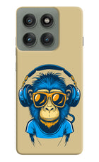 Monkey Headphone Moto Edge 60 Pro Hard Case Back Cover by Casekaro