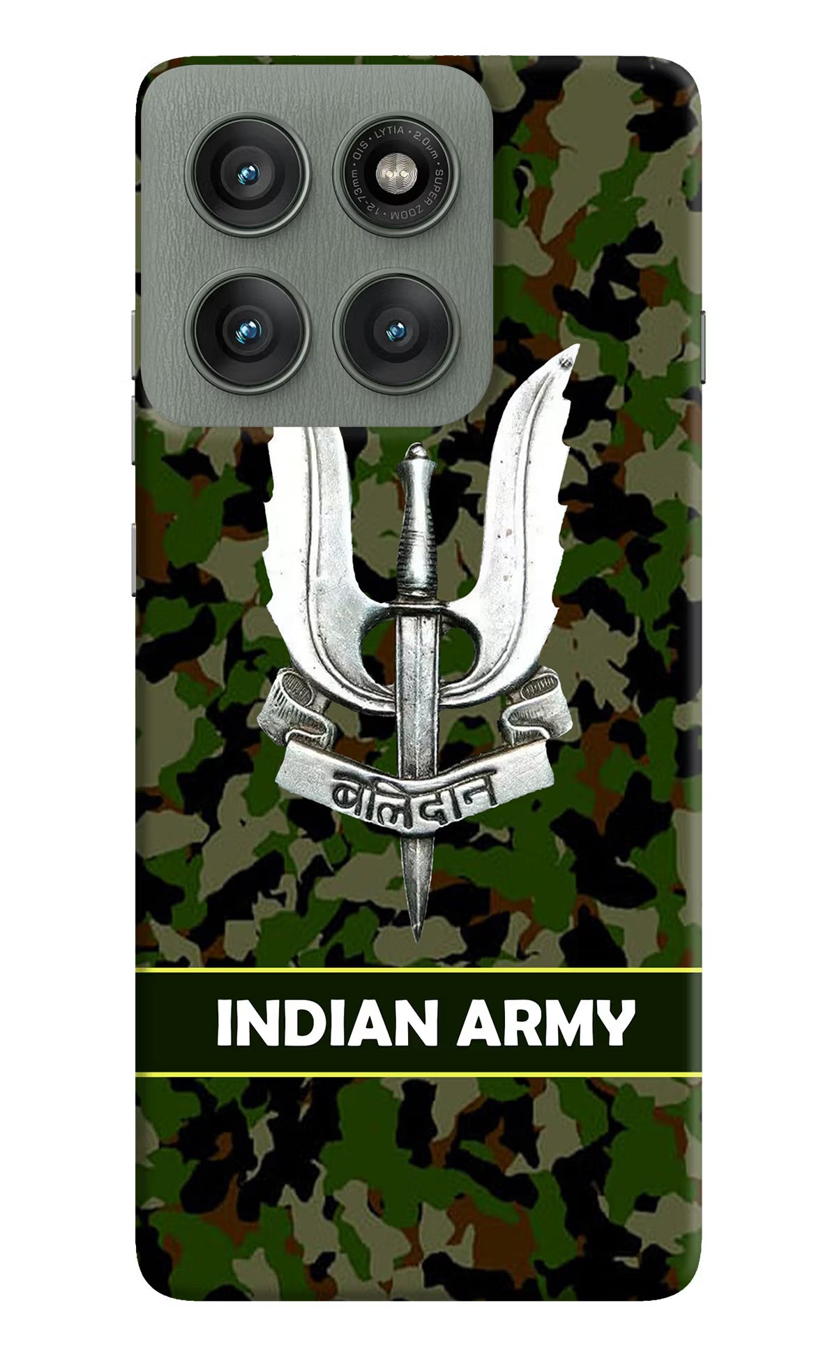 Balidan Indian Logo Moto Edge 60 Pro Hard Case Back Cover by Casekaro