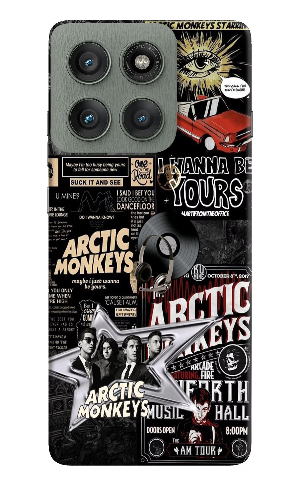 Arctic Monkeys Moto Edge 60 Pro Hard Case Back Cover by Casekaro