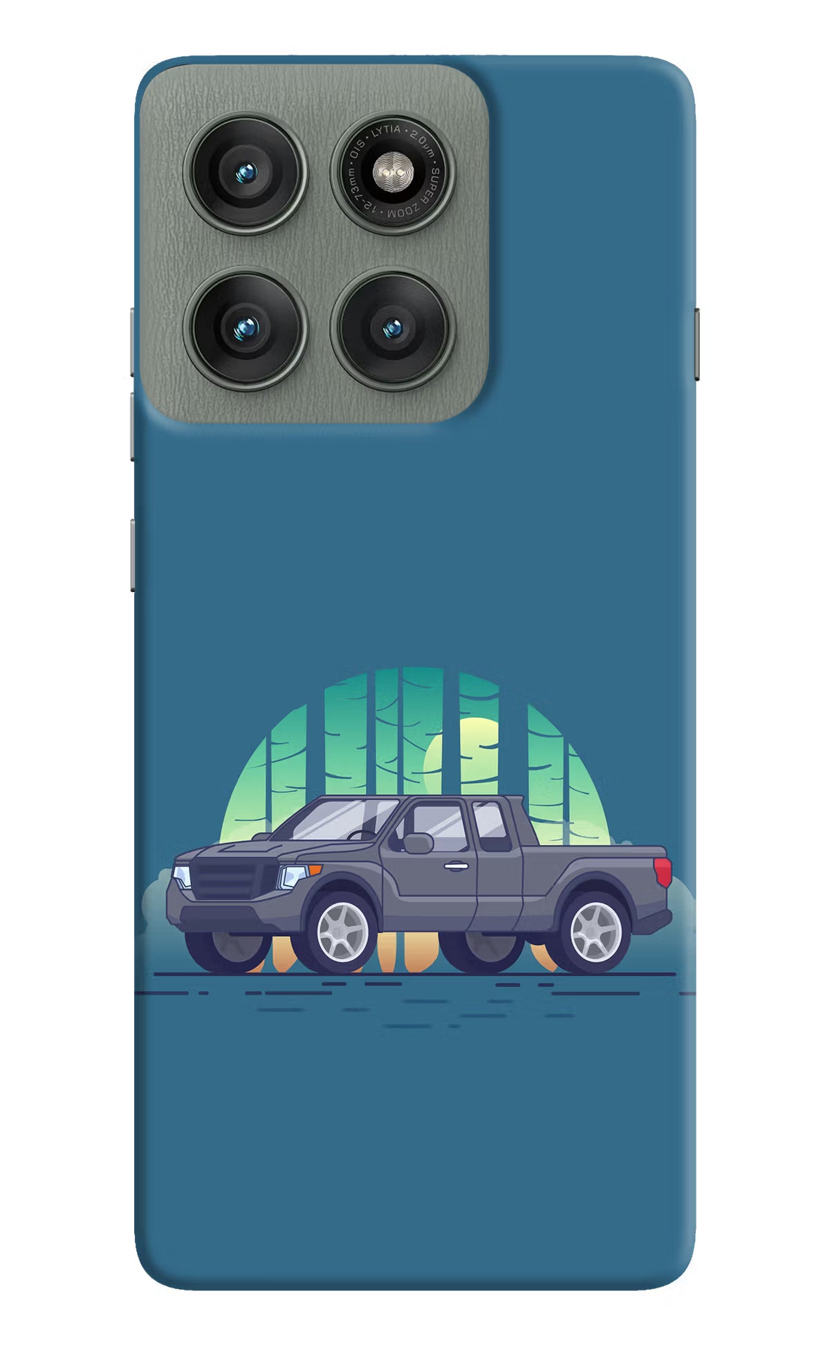Retro Garage Vibe Moto Edge 60 Pro Hard Case Back Cover by Casekaro