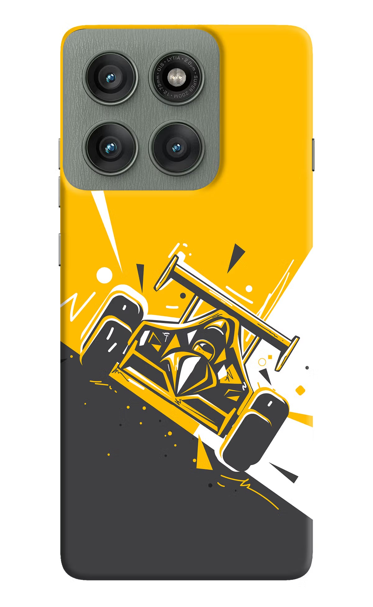 Track King Moto Edge 60 Pro Hard Case Back Cover by Casekaro