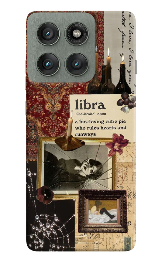 Libra Zodiac Moto Edge 60 Pro Hard Case Back Cover by Casekaro