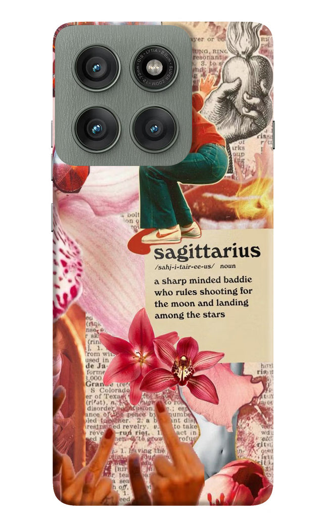 Sagittarius Zodiac Moto Edge 60 Pro Hard Case Back Cover by Casekaro