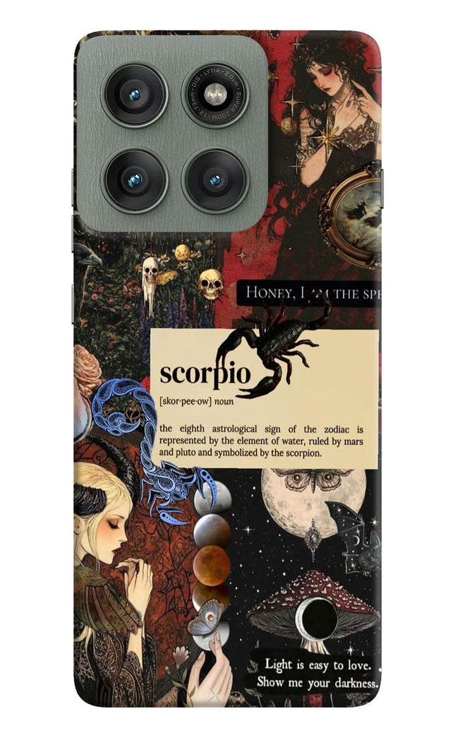 Scorpio Zodiac Moto Edge 60 Pro Hard Case Back Cover by Casekaro