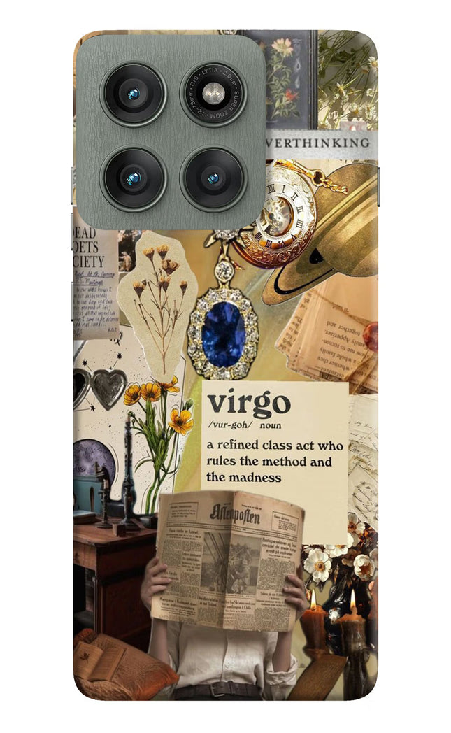 Virgo Zodiac Moto Edge 60 Pro Hard Case Back Cover by Casekaro