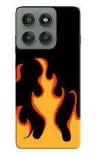 Fired Up – Black Moto Edge 60 Pro Hard Case Back Cover by Casekaro