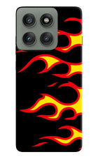 Side Sweep Flames Moto Edge 60 Pro Hard Case Back Cover by Casekaro