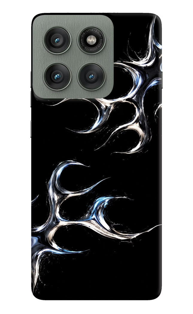 Chrome Tribal Moto Edge 60 Pro Hard Case Back Cover by Casekaro