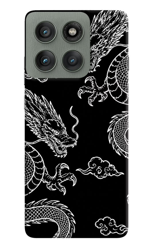 Twin Dragons Moto Edge 60 Pro Hard Case Back Cover by Casekaro