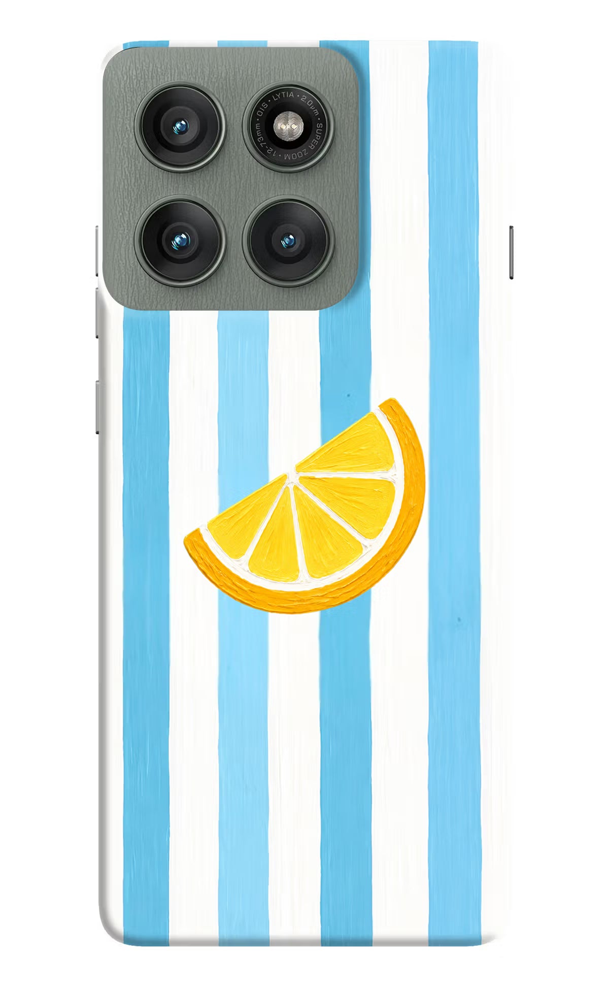 Summer Lemon Moto Edge 60 Pro Hard Case Back Cover by Casekaro