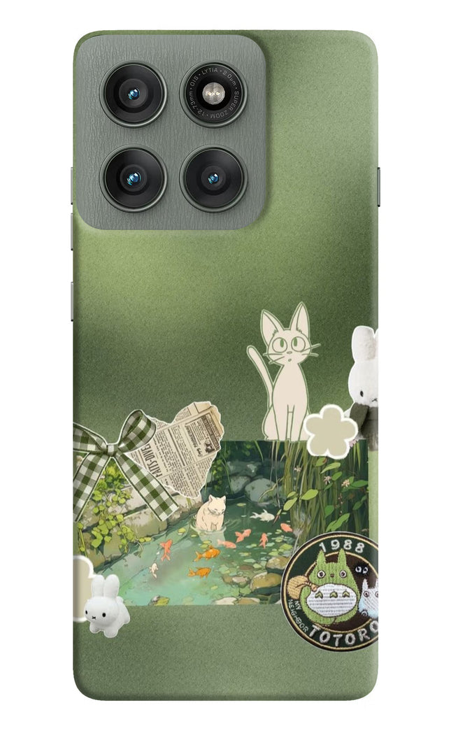Aesthetic anime Moto Edge 60 Pro Hard Case Back Cover by Casekaro