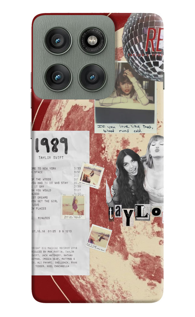 Taylor Swift Moto Edge 60 Pro Hard Case Back Cover by Casekaro