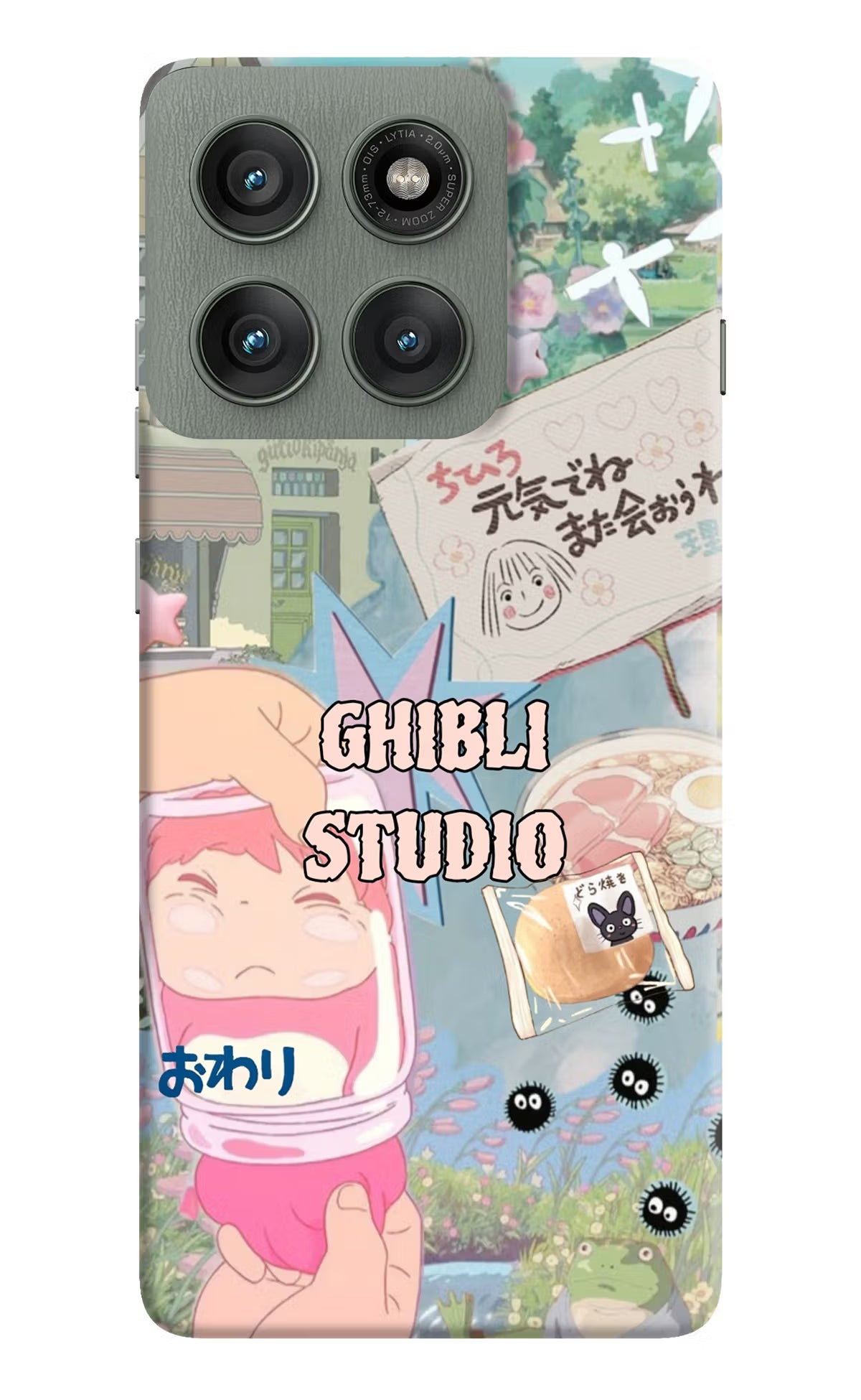 Studio Ghibli Moto Edge 60 Pro Back Cover